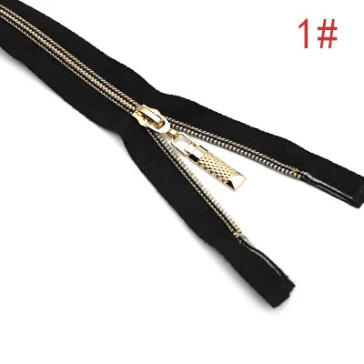 5 шт./лот Лидер продаж Сумки нейлон Золото ползунки zip слайдер Open End Черный Клейкие