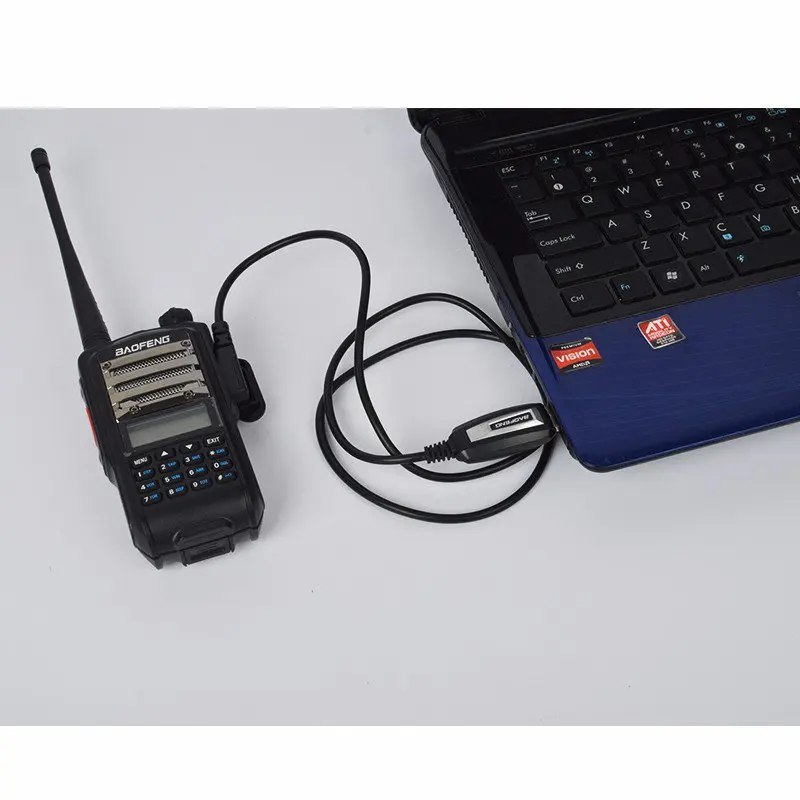 Полезный USB кабель для программирования Baofeng двухсторонняя радиосвязь Φ + с CD