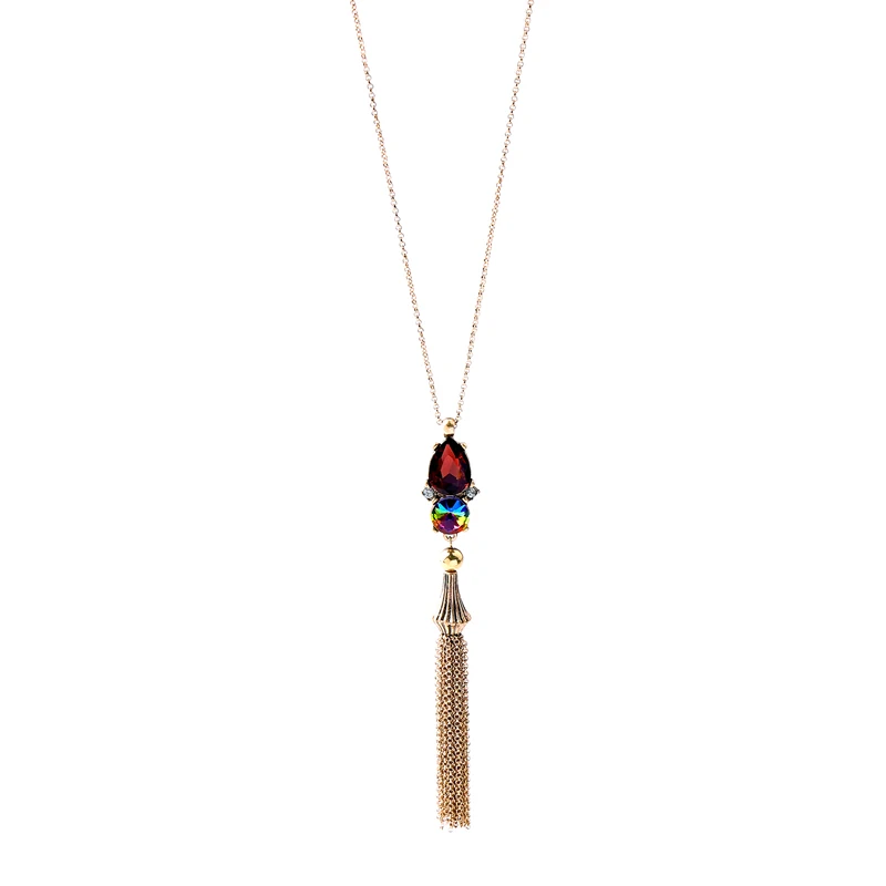 Ожерелье длинное с кисточками для девочек 6 разных стилей 2018|necklace long|designer