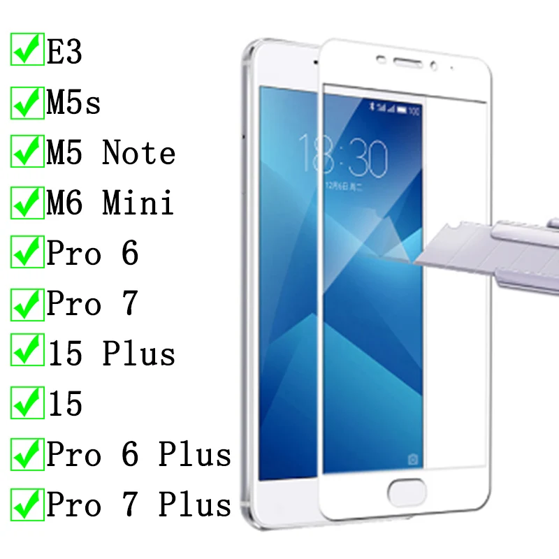Стекло meise около 7 стекло на лабиринте 6 plus для meizu 15 m5 note m2 m5s m6 mini pro6 pro7 закаленное