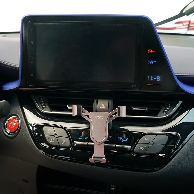 Для Toyota C-HR CHR автомобилей интимные аксессуары вращения смартфон держатель Air Vent Sucker кронштейн Стенд