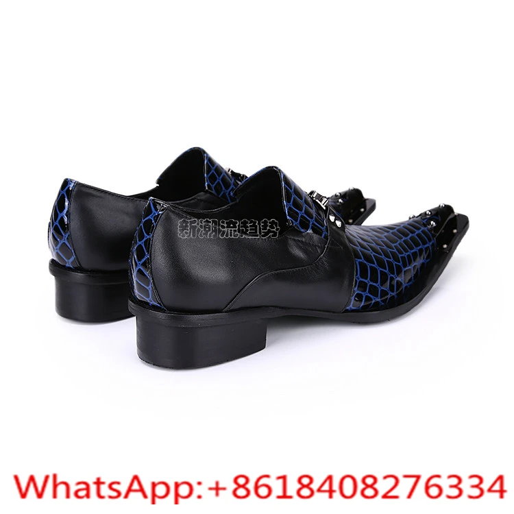 Бахилы Пряжки Психическое Toe Мужчины Мягкая Кожа Случайные Квартиры Свадьба