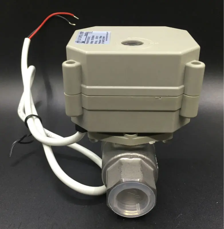 Новый 2 ходовой клапан SS304 1/2 ''DN15 пропорциональный 0 5 В 10 или 4 20 мА проводов для