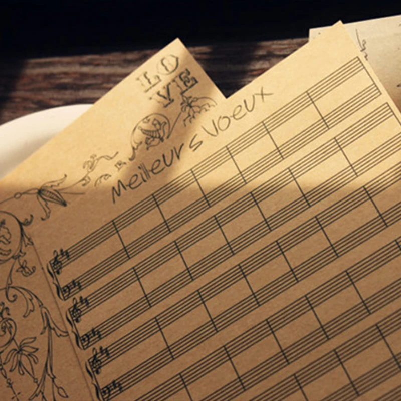 16 с буквами на листе бумага винтажная крафт-бумага буквенным подкладом