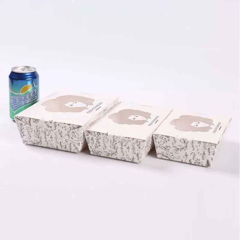 Одноразовый ланч салат коробка из водонепроницаемого картона 10 шт.|disposable lunch|salad