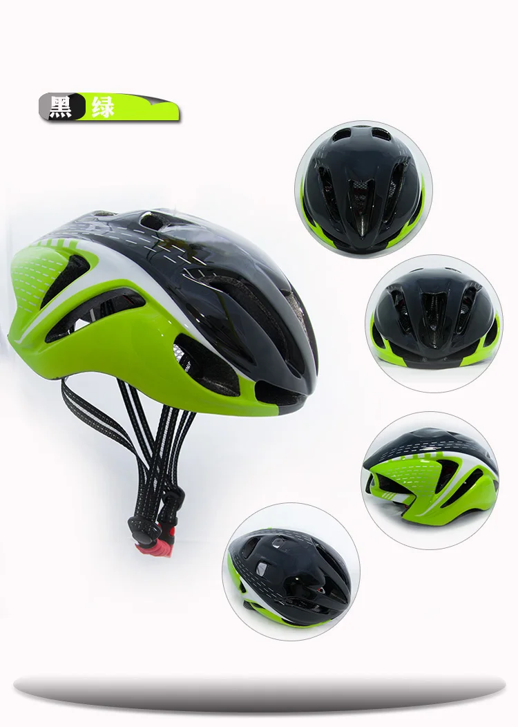 Зеленый MTB горный велосипед шлем Capacete Route De Ciclismo велосипедный шлем ультра-светильник Cascos Ciclismo Bici велосипедный шлем - Цвет: Зеленый