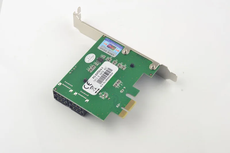 PCIe к 4 портовой внутренней SATA3.0 6Gb Карты Контроллера 88SE9215 чипсет для Marvell|pcie to pcie|card
