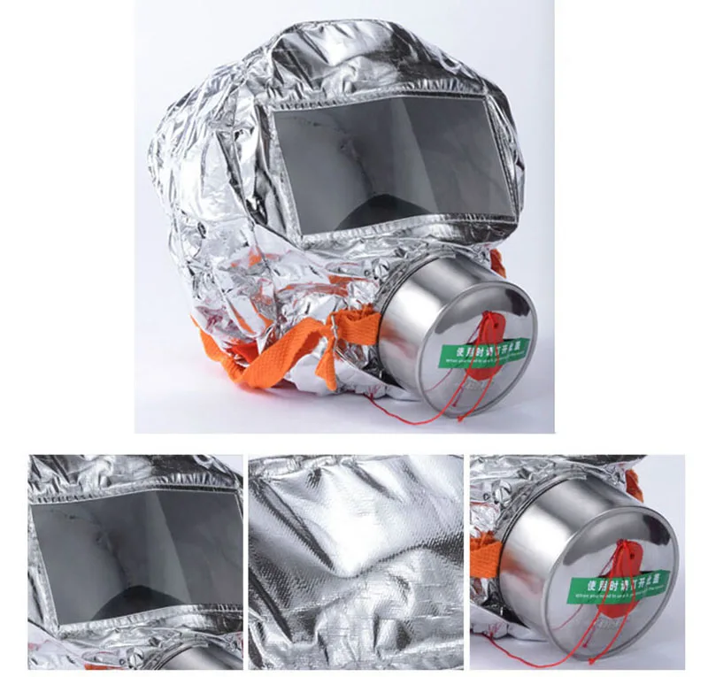 Fire Escape Mask Emergency Hood Oxygen Gas Masks Respirators 30 Minutes Smoke Toxic Filter With Packing Box | Безопасность и - Фото №1