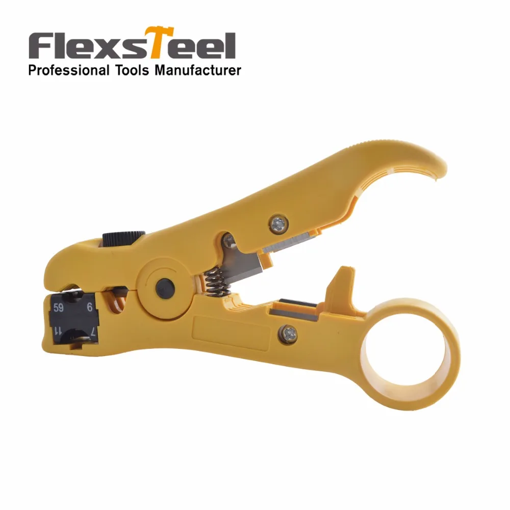 Flexsteel провода терминала щипцы GR59/6/11/7 UTP/STP инструмент для зачистки коаксиального кабеля обжимные плоскогубцы инструмент для сетевого кабеля