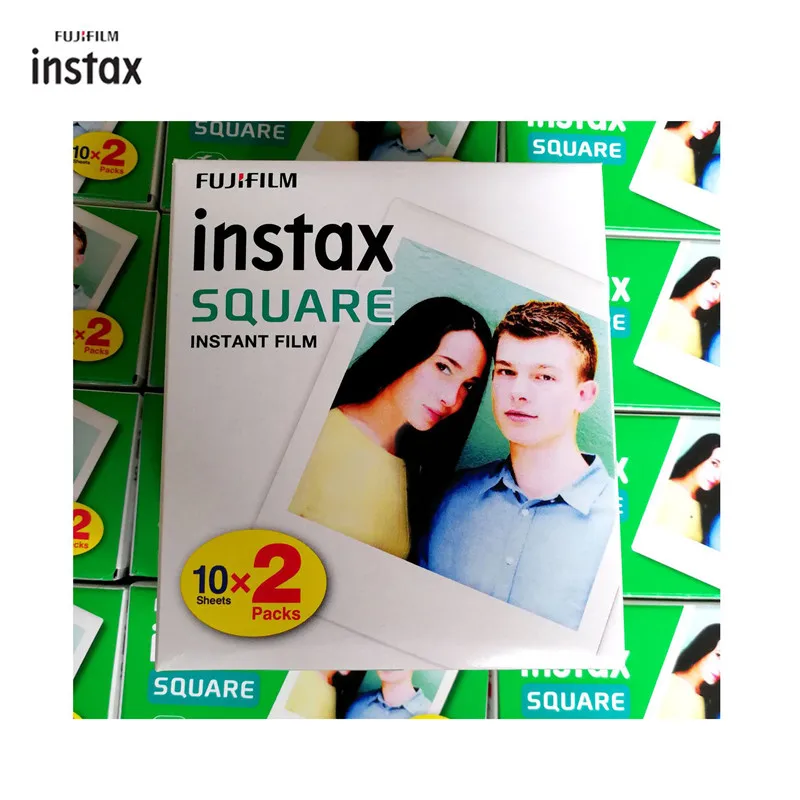 Fujifilm Instax Мини пленка Instax квадратная пленка белая краевая фотобумага(20 шт) для мгновенных пленок SQ6 камера Горячая