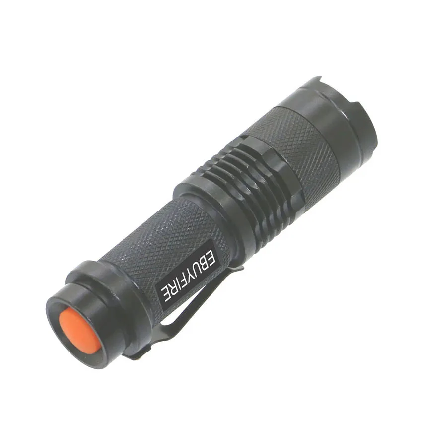 Мини фонарик Q5 UV 395nm светодиодный с увеличением ультрафиолетовый AA 14500