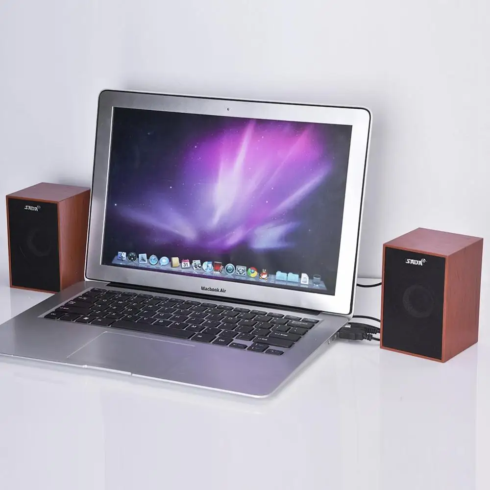 V-160, книжная полка, динамик, USB, 3,5 мм, проводные мини компьютерные колонки, бас-колонка, стерео, деревянный динамик, чехол, ПК, динамик для ноутбука, телефона