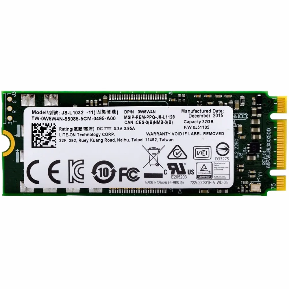 M.2 SSD SLC Flash m2 2260 SSD 32GB Disco Duro Interno Internal Solid State Drive For PC Notebook Ultrabook SSD Free Shipping