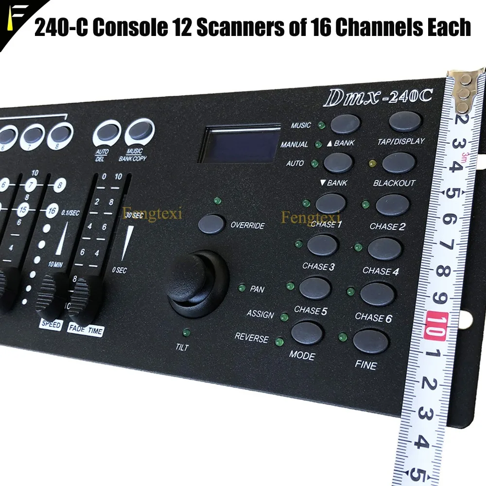 Консоль DMX 240C с панорамированием и наклоном умный контроллер Dj/Disco 12 сканерами по