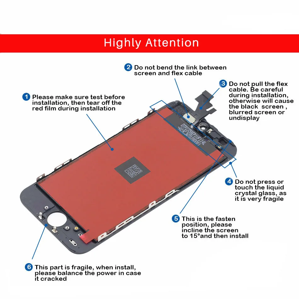 Для iPhone8 7 Plus Экран Замена ЖК дисплей Дисплей Сенсорный экран планшета Ассамблеи