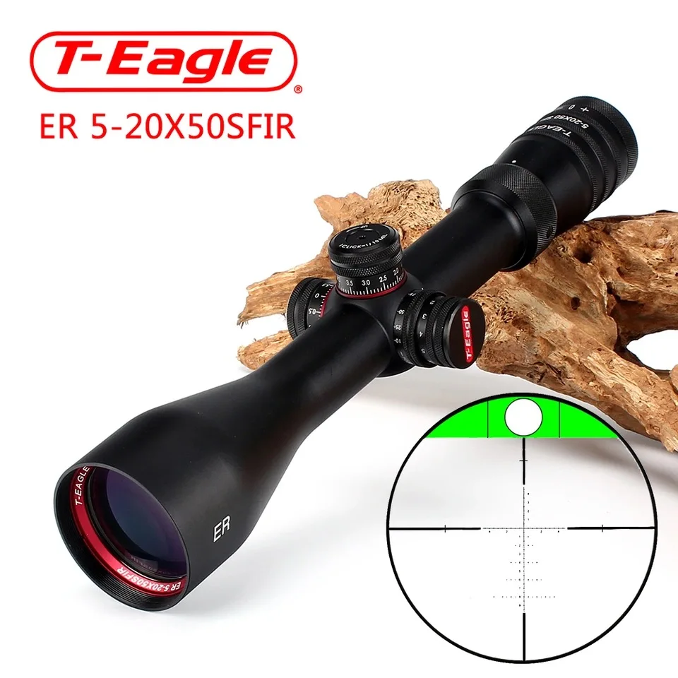 T Eagle ER 5 20X50 SFIR охотничий прицел боковой Parallax стекло гравированное сетка башенки
