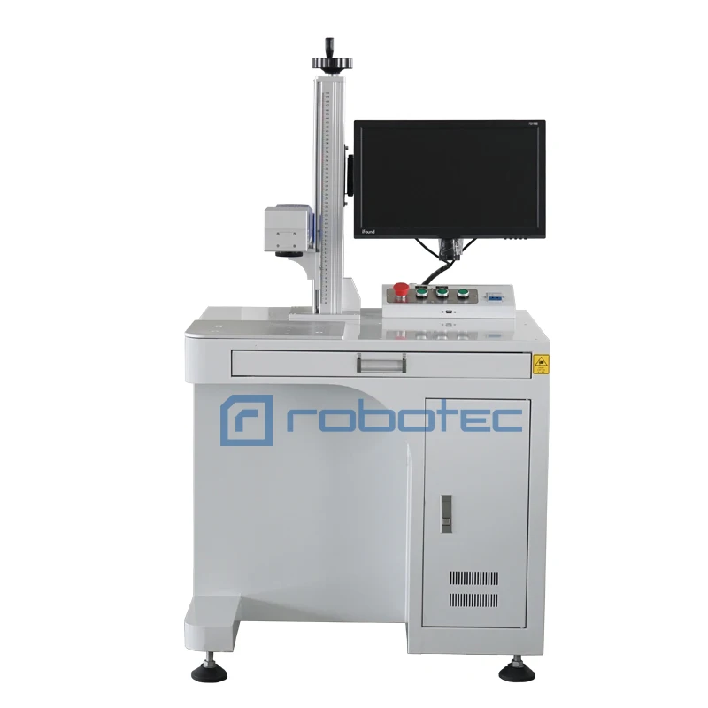 Самая низкая цена! Настольный волоконный лазерный гравировальный станок 20 Вт 30