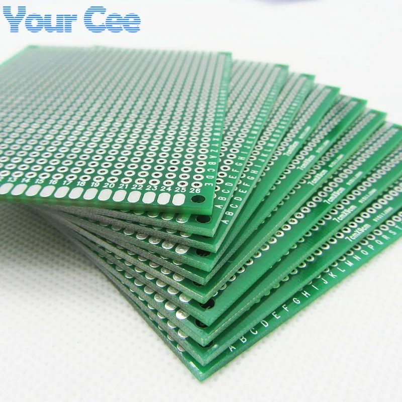 7x9см двухсторонний Прототип pcb 7*9 см Универсальный Макет для Arduino 2 54 мм