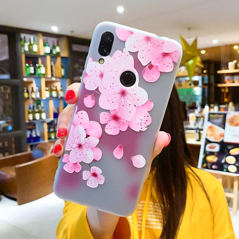 Чехлы с цветами для Redmi Note 7 чехол 6 5 Pro мягкий из ТПУ телефона 4A 5A 4X S2 Plus | Мобильные
