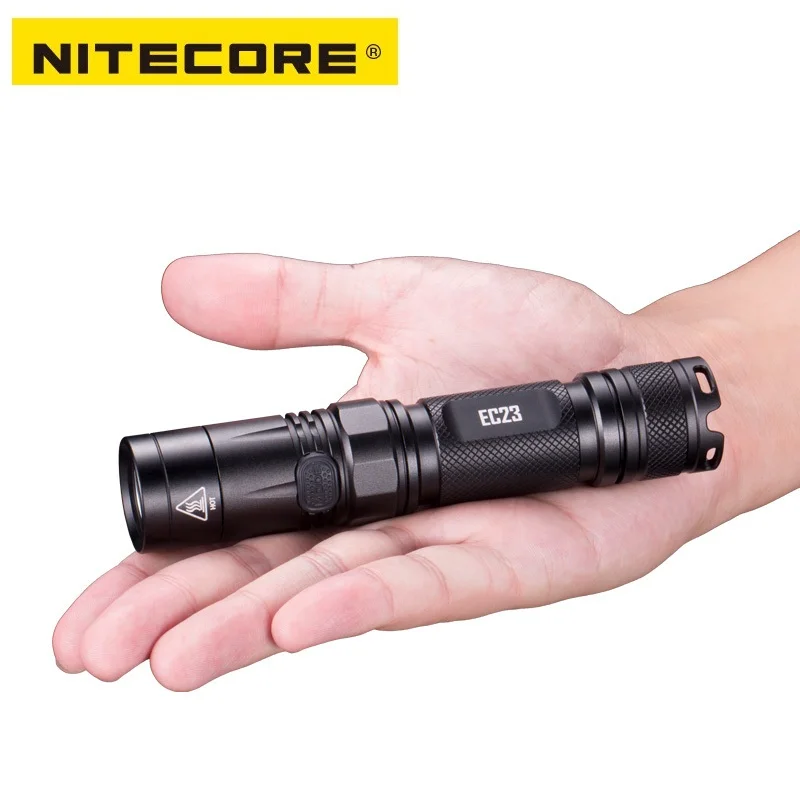 NITECORE EC23 CREE XHP34 HD E2 1800 люмен светодиодный фонарик луч расстоянии 255 м + IMR18650 2500 мА/ч 35A