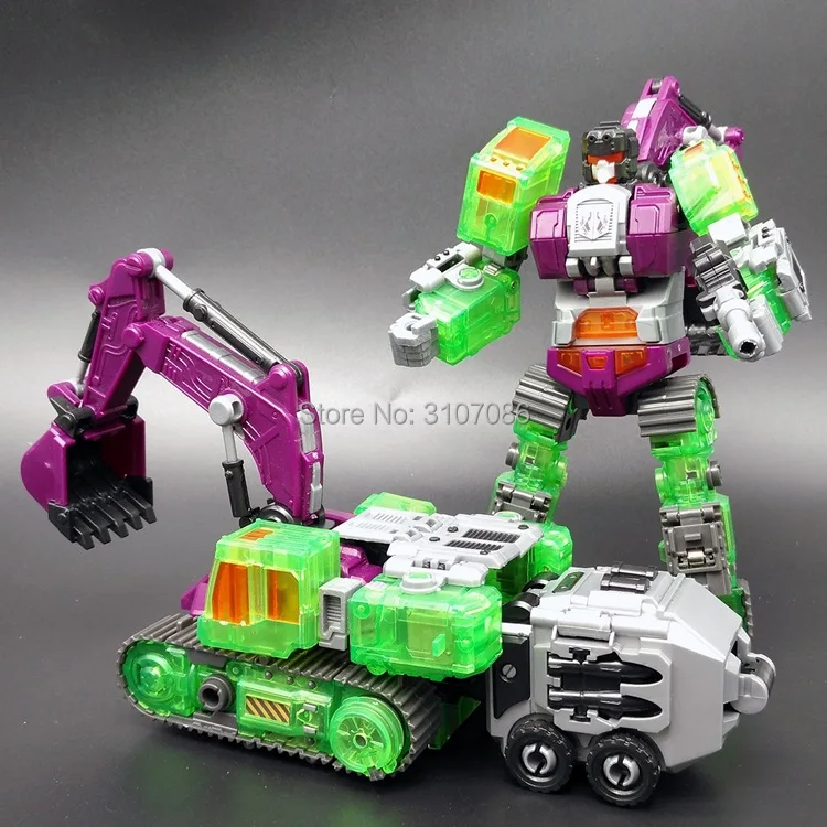 NBK Devastator бульдозер скраппер гравитационный крюк строитель GT Devastator KO трансформация Инженерная фигурка игрушки