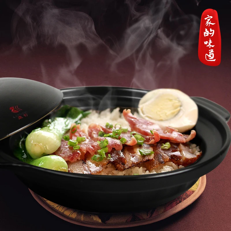 Керамическая глиняная кастрюля для приготовления пищи суповая домашняя миска