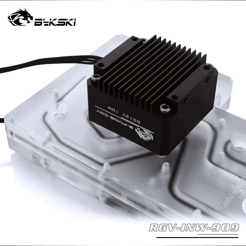 BYKSKI акриловый бак для использования в WIN 909 чехол для компьютера/3PIN 5 V D-RGB/Combo DDC насос крутой водный канал решение