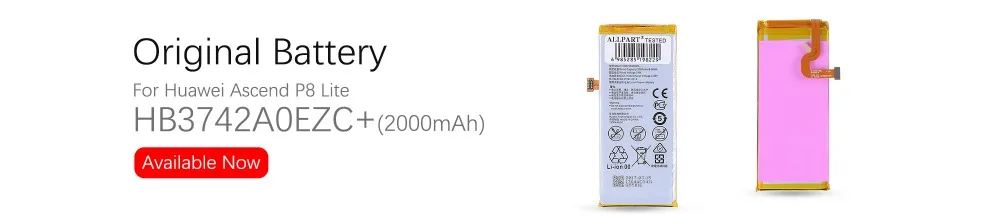 Дисплей для HUAWEI P8 Lite LCD в сборе с тачскрином на рамке 5.0‘’ черный белый золото