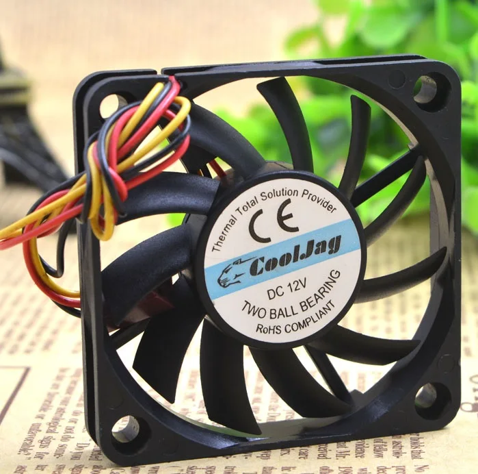 SSEA новый большой вентилятор для охлаждения воздуха EVERFLOW R126010BU 6010 6 см 12 в А двойной