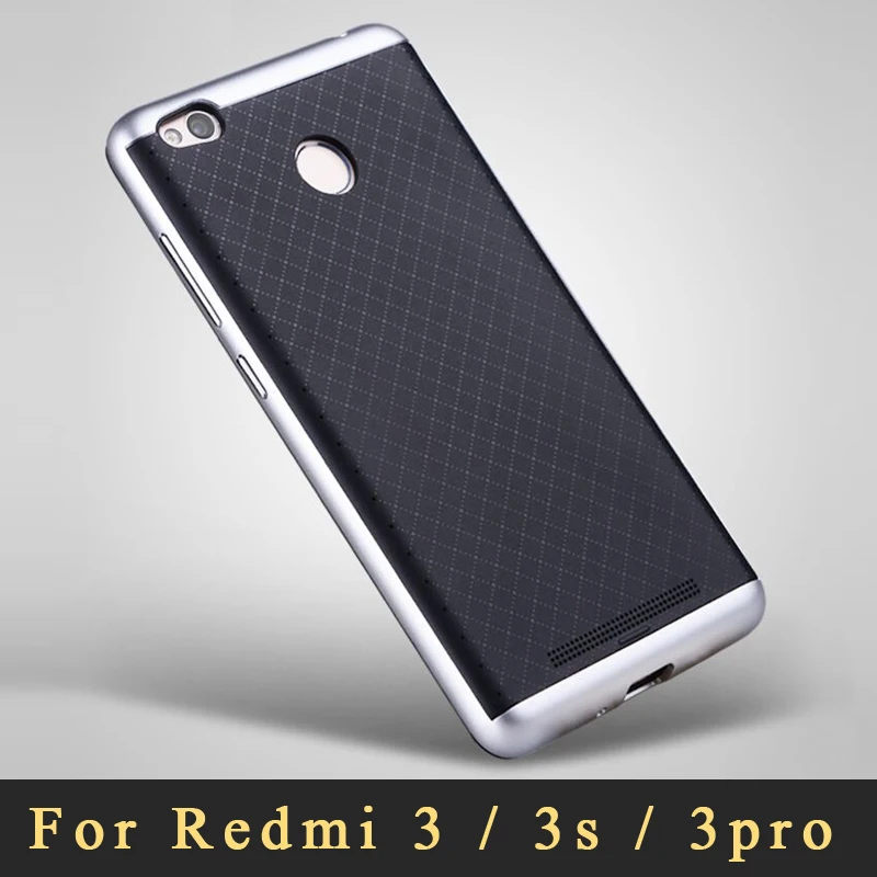 Чехол для Xiaomi redmi 3, бренд redmi 3 s, защитный чехол из поликарбоната+ силиконовая задняя крышка для Xiaomi redmi 3 pro/redmi 3, чехол s 5,0"