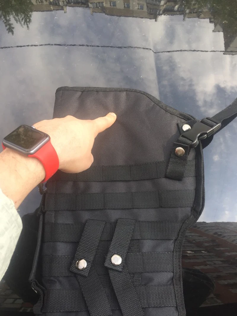 Тактический ножной карман для винтовки армейский зеленый черный военный кобура