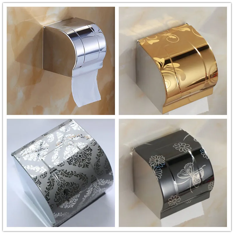

Wetips Bathroom Paper Holder Waterproof Steel Paper Box Towel Bath Porta Papel Higienico Industrial Toilet Paper Holder