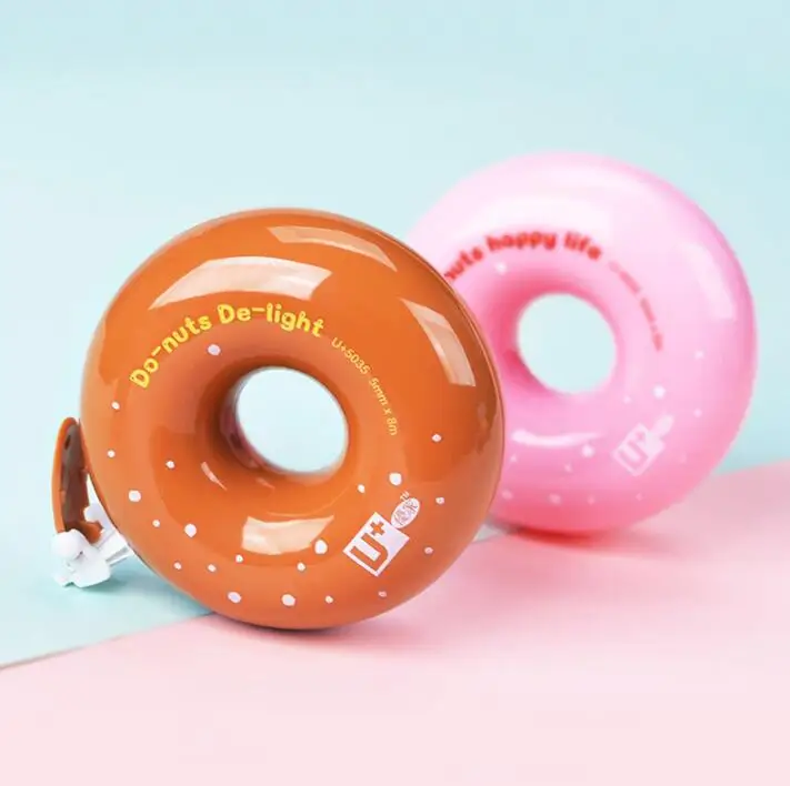 12 шт./лот Новинка милый пончик Корректирующая лента дневник канцелярские