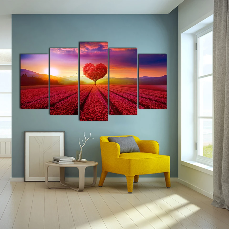 Любовь Бесплатная доставка холсте плакат Wall Art Водонепроницаемый чернилами