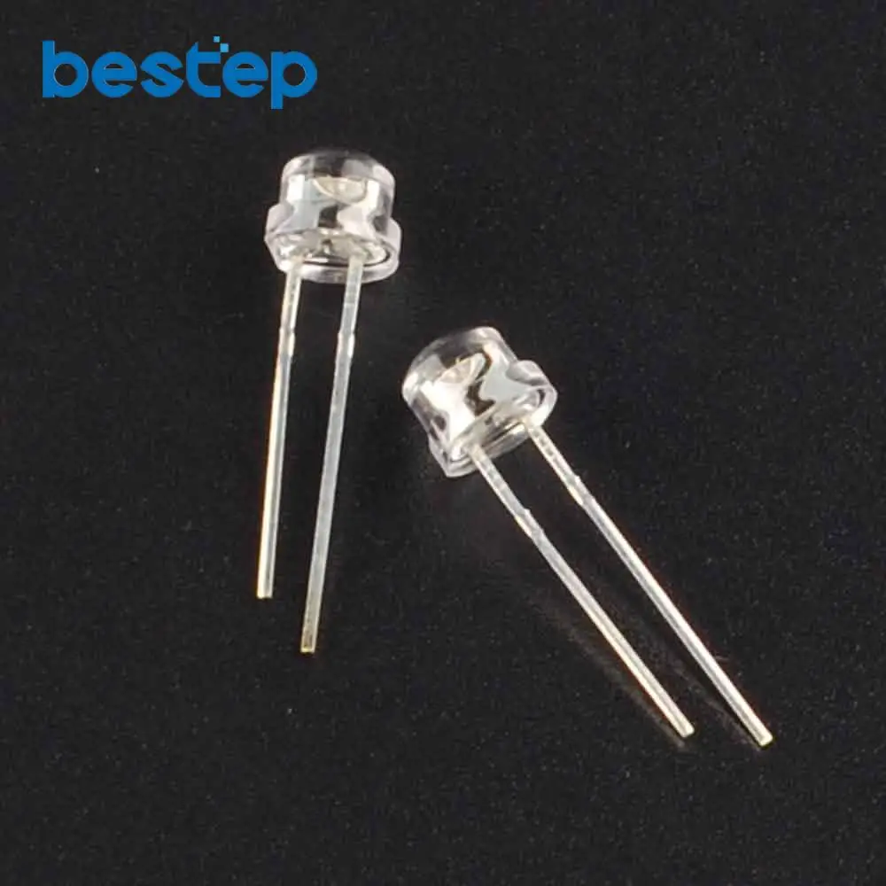 200 шт. белые светоизлучающие шляпы 5 мм|led flashing hat|hat centerled straw hat |