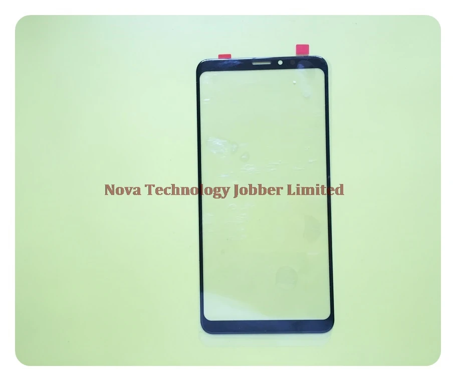 Wyieno Топ черный стеклянный экран для Meizu Note 8 M822H стеклянная линза внешняя Передняя
