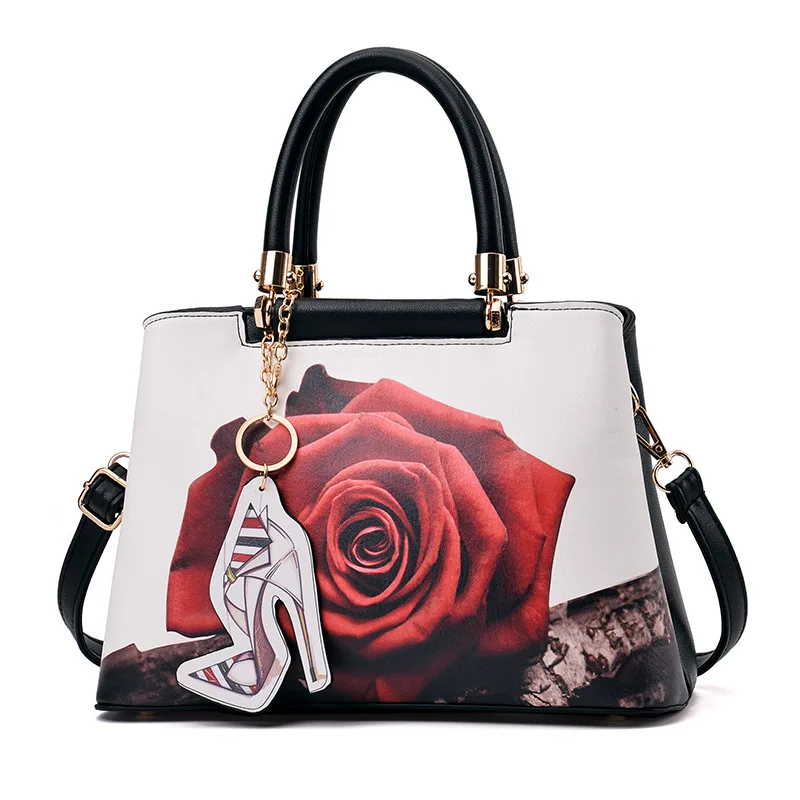 Розы Для женщин Вечерние сумки дизайнер сцепления Цветочный принт Сумки