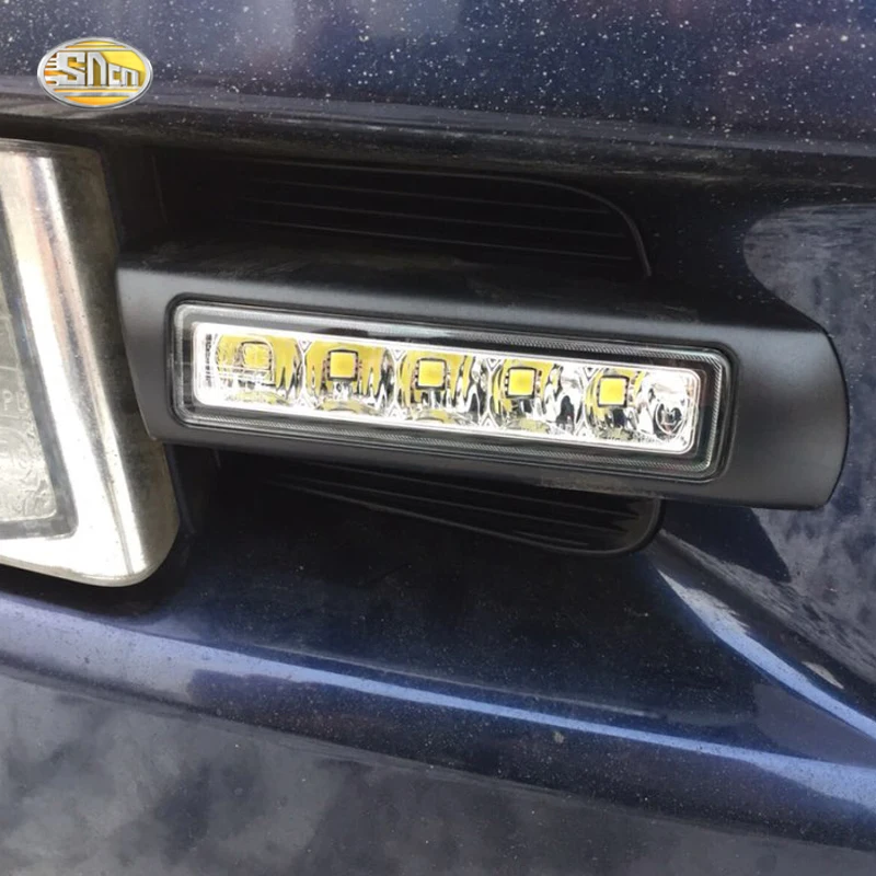 Светодиодсветодиодный дневные ходовые огни SNCN E mark для Toyota Prado 120 FJ120 LC120 2003 2004 2005 2006