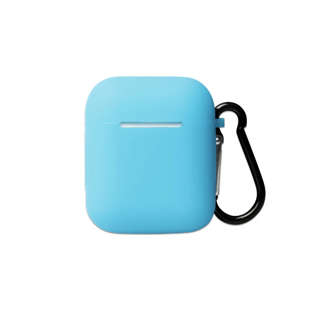 Портативный Силиконовый чехол с проводной зарядкой для Apple Airpods 1/2 зарядки