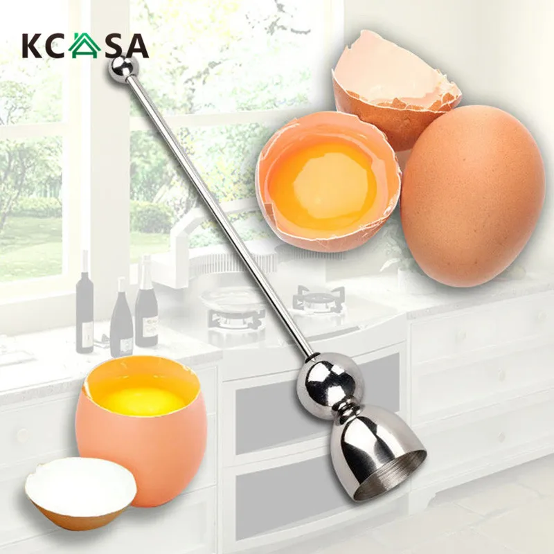 KCASA KC ET047 нержавеющая сталь яйцо нож для ракушек Топпер резак Cracker молоток кухня