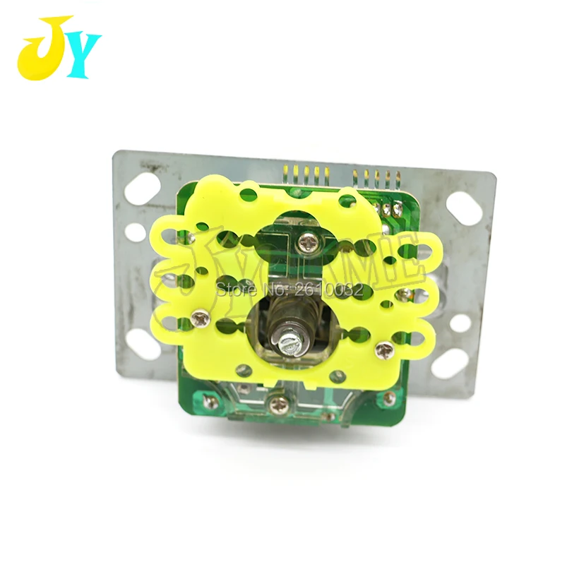 1 шт в наборе, DC12V подсветкой джойстик двойной 5 Pin Светодиодный джойстик 4 Way 8 способ регулируемые ворота DIY Аркады аксессуары