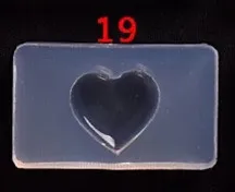 19 20 стилей Горячие силиконовые серьги форма для ногтей Ожерелье Подвеска Форма для эпоксидной смолы Silcone формы ювелирные изделия Изготовление поделок своими руками формы - Цвет: 19