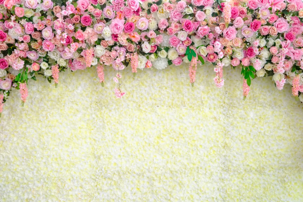 

Vinyl Photography Background Valentine Day Theme Floral Backdrop Photo Background Wedding Baby Birthday Photo Studio Customized