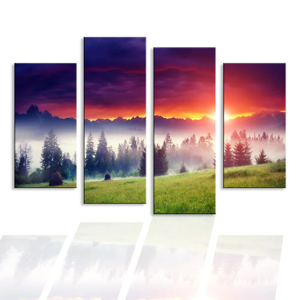 

Painting & calligraphy Morning fog canvas poster wall art living room restaurant Bedroom Decorative paintings PL4-006