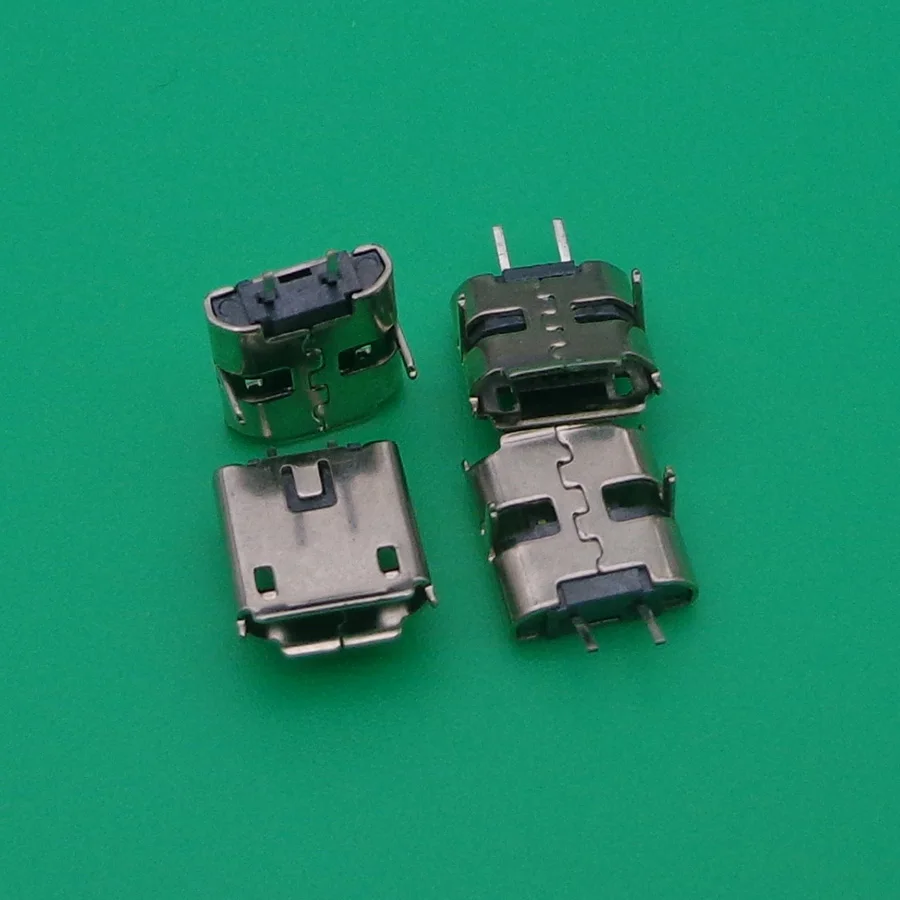 500 шт./лот шт микро USB 2pin B Тип гнездовой разъем для мобильного телефона 2
