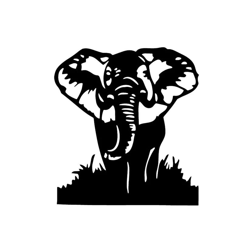 YJZT Африканский слон наклейка Переключатель для виниловых стен Стикеры животных
