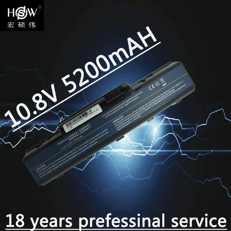 HSW 6cells Laptop battery For Acer Aspire 4732 Emachine D525 D725 E-625 E525 E527 E625 E627 e627-5750 E725 GATEWAY NV52 NV53 | Компьютеры