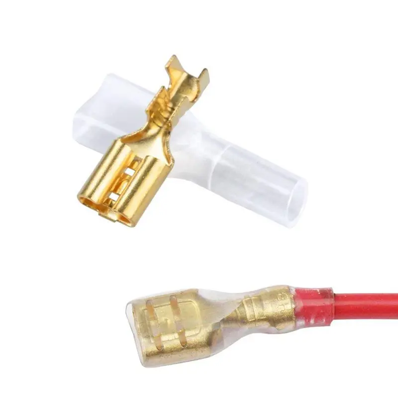 Горячие 150 штук Лопата соединители терминалы лопата рукав терминалов терминал