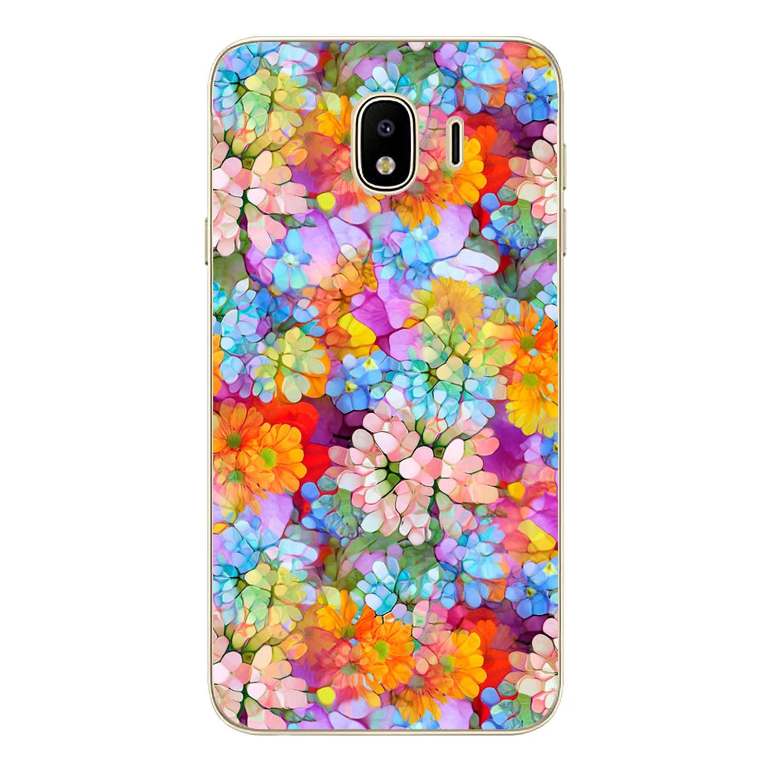 Для Samsung Galaxy J4 2018 чехол для ЕС 5 "J400 J400F Мягкий ТПУ силиконовый милый счастливый