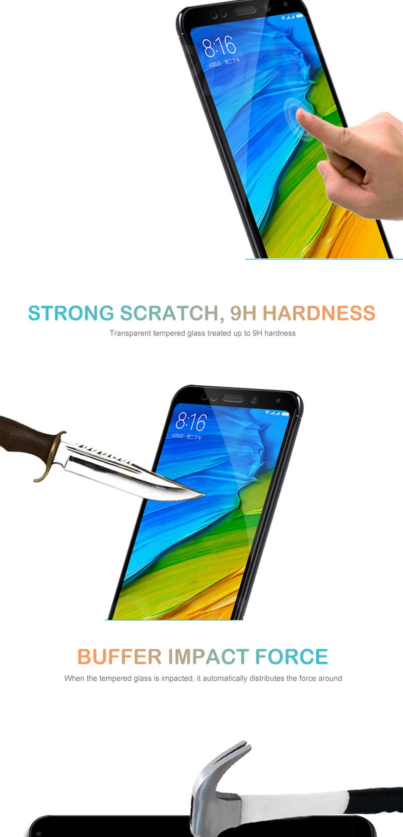 9H закаленное стекло для Xiaomi Redmi 5 Redmi 5 Plus полное покрытие Защита экрана для Redmi5 Redmi5plus Защитное стекло для телефона